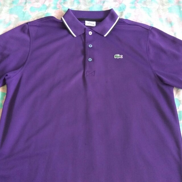 lacoste sport polo polyester