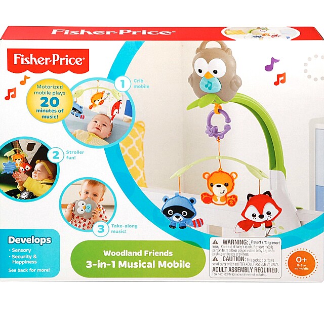 fisher price woodland mobile