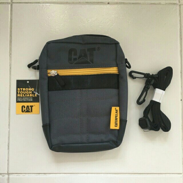 Caterpillar cat pouch bag, Men's Fashion, Bags, Belt bags, Clutches and