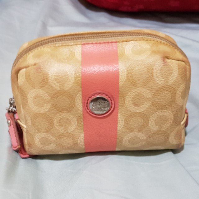 Coach Makeup Pouch Luxury Bags Wallets On Carousell