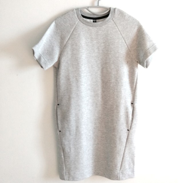 light grey t shirt dress