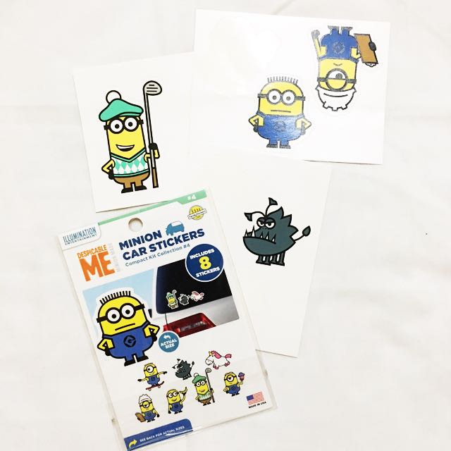 Despicable Me Minions Car Stickers Design Craft Others On Carousell
