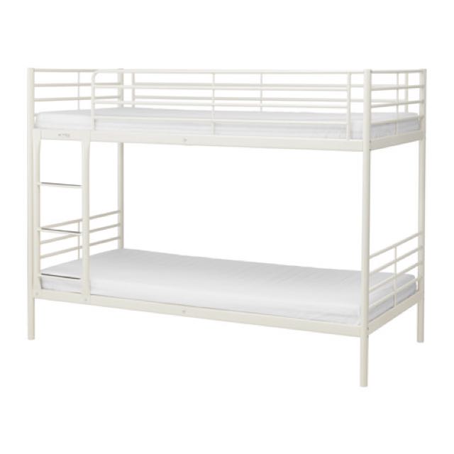 white bunk beds ikea