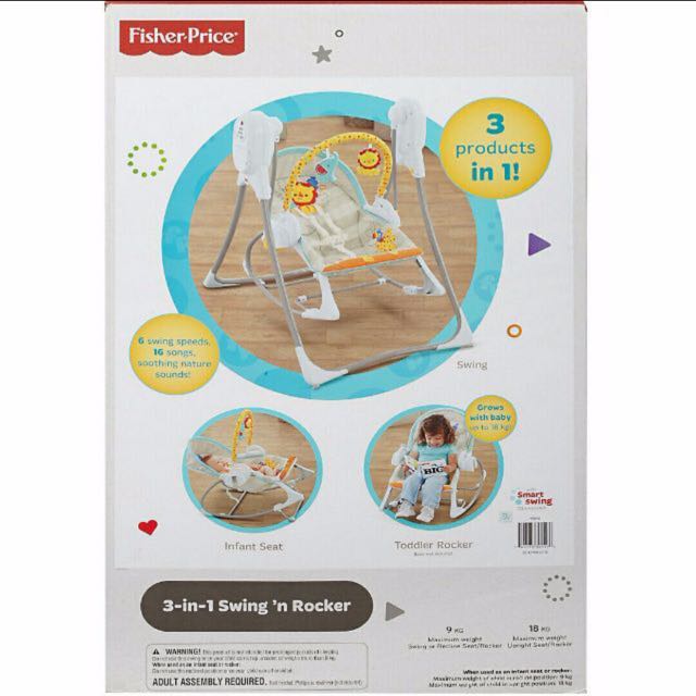 baby swing rocker 3 in 1