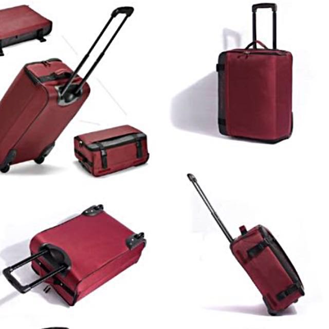 foldable luggage with wheels