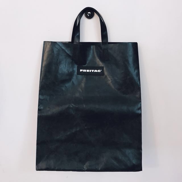 FREITAG F52 RARE FULL BLACK Miami Vice Shopping Bag, Men's Fashion