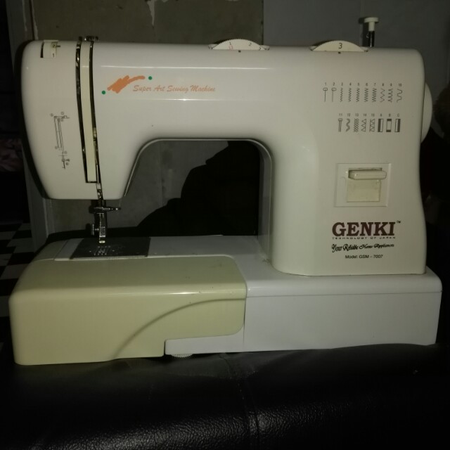 Genki Mesin Jahit Gsm 7007 Design Craft Craft Supplies Tools On Carousell