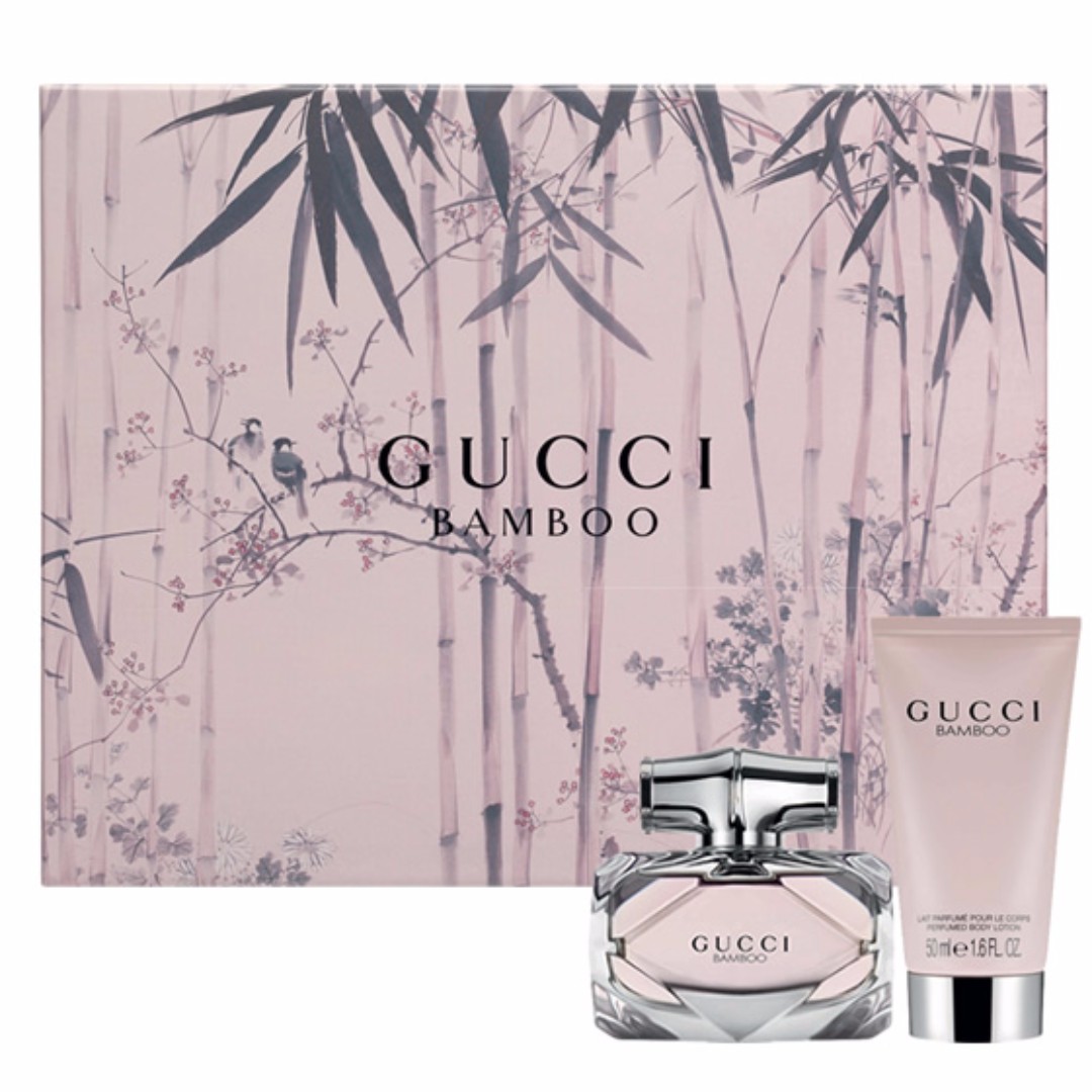 gucci bamboo lotion and shower gel