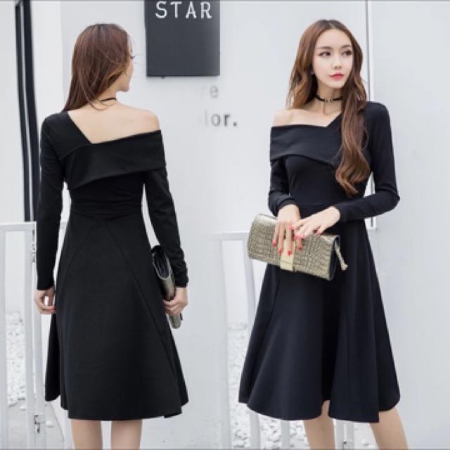 Half off sales shoulder dress