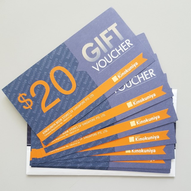 Kinokuniya Gift Voucher Entertainment Gift Cards Vouchers On Carousell