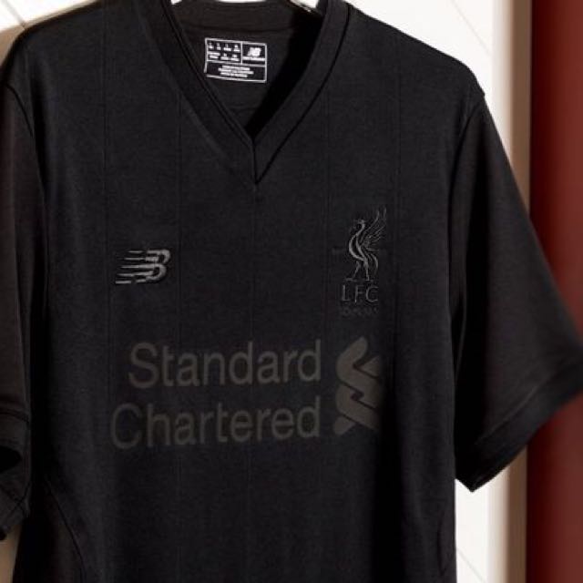 liverpool fc black jersey limited edition