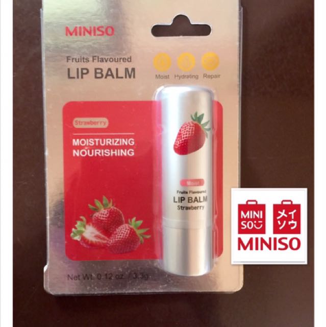 MINISO Fruits Flavoured Lip Balm💄, Beauty & Personal Care, Face, Face