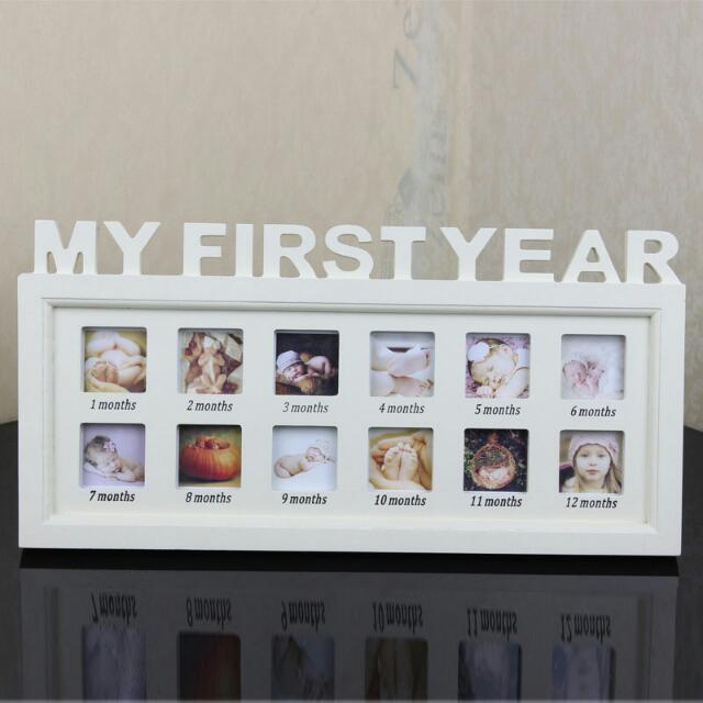 My First Year Picture Frame 1 To 12 Months Babies Kids