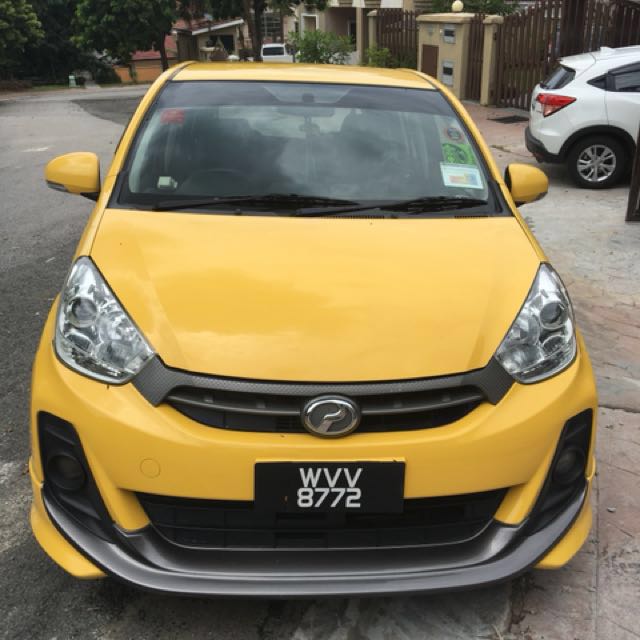 Myvi Extreme 1.5 Yellow, Kereta, Kereta untuk Dijual di 