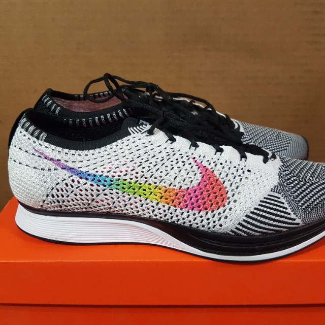 Nike flyknit racer multicolor cheap stockx