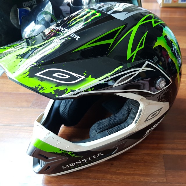 O Neal Monster Energy MX helmet M size Motorcycles Motorcycle
