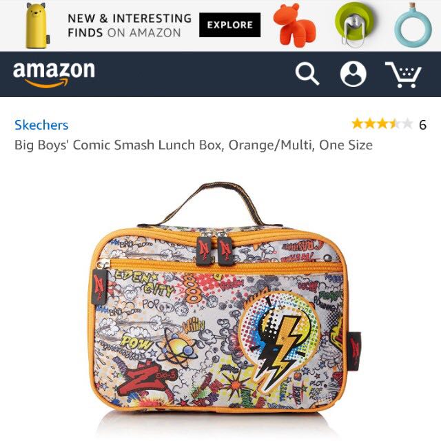 Skechers light best sale up lunch box