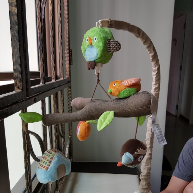 Skip Hop Treetop Friends Forest Musical Crib Mobile Toy Preloved