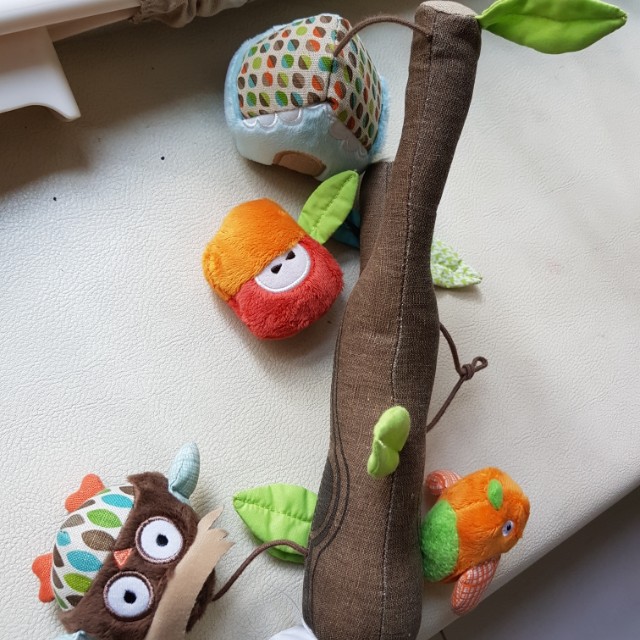 Skip Hop Treetop Friends Forest Musical Crib Mobile Toy Preloved
