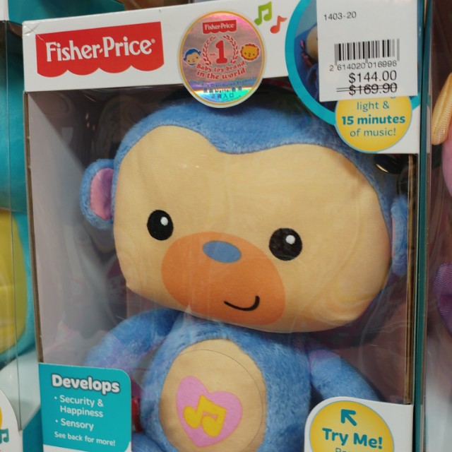 fisher price soothe and glow monkey