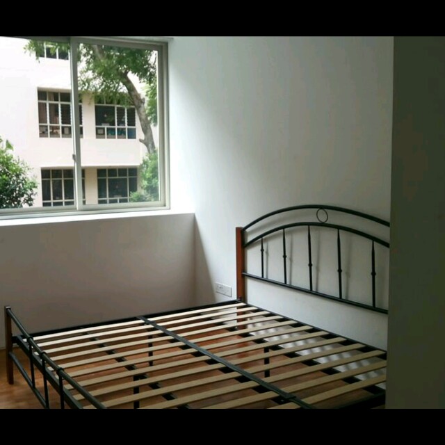 Used King Size Bed Frame, Furniture & Home Living, Furniture, Bed