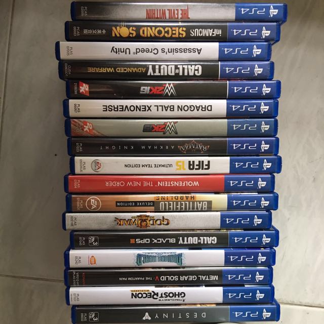 second hand ps4 games for sale