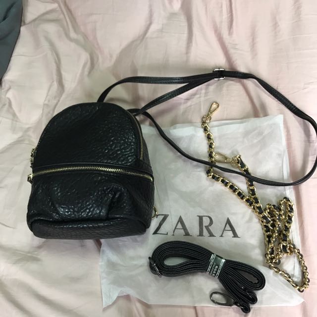 Zara mini backpack/sling bag, Women's 