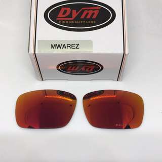 Fuel Cell Fire Red POLARIZED Dym REPLACEMENT LENSE for Oakley Fuel Cell Sunglasses