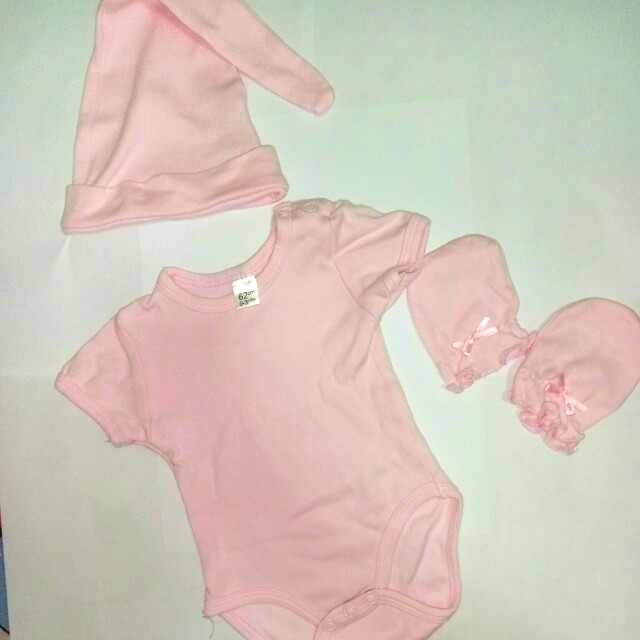 plain pink onesie