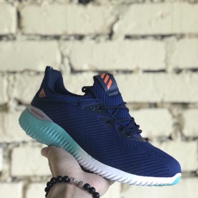 adidas alphabounce blue green