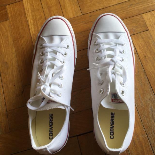 White converse size deals 13