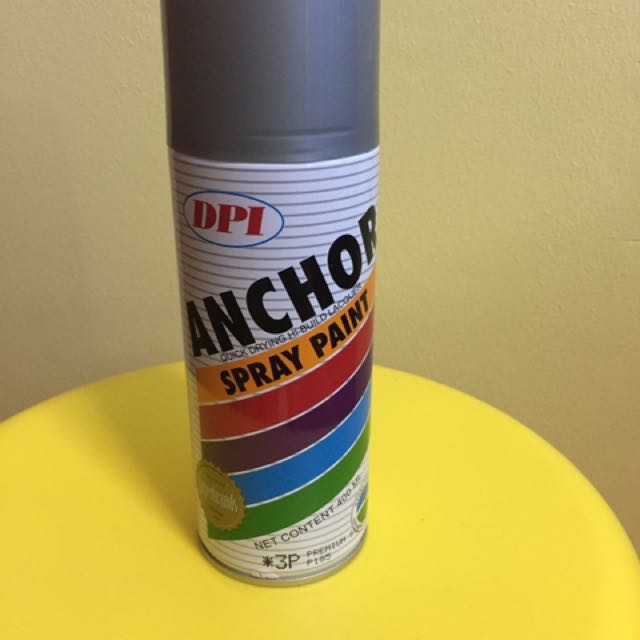Anchor Spray Paint Silver Grey Hobbies Toys Stationery Craft Craft Supplies Tools On Carousell