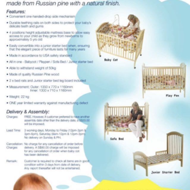 Baby Cot Babies Kids Babies Kids Fashion On Carousell