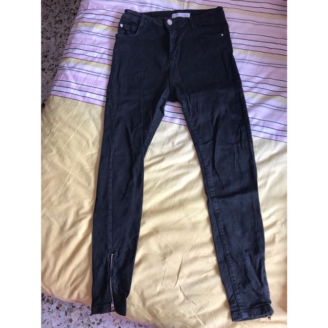 bershka black skinny jeans