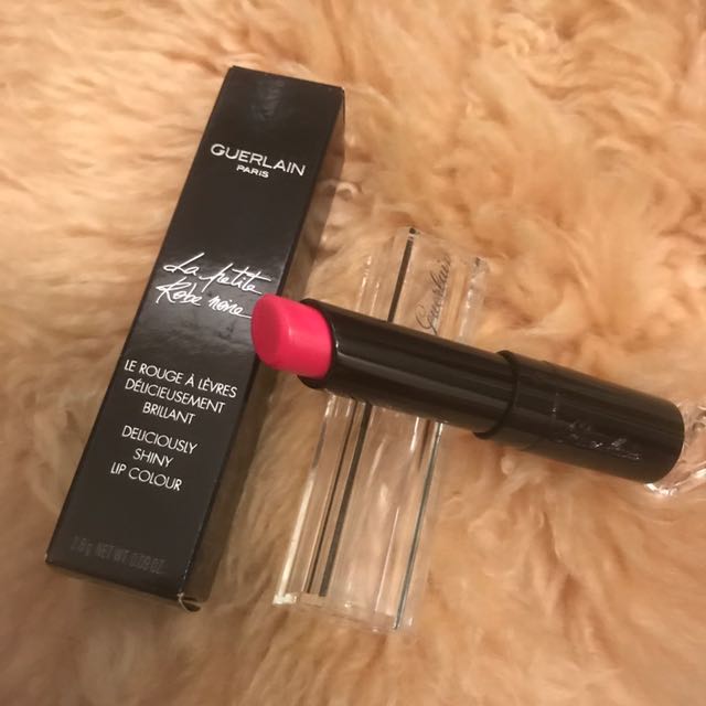 Brand New In Box Guerlain La Petite Robe Noire Deliciously Shiny Lip Colour In 002 Pink Tie Health Beauty Makeup On Carousell