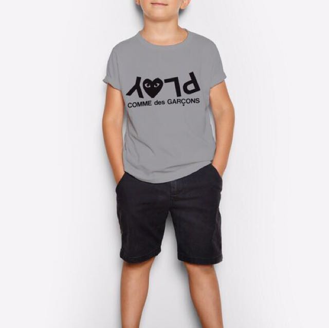 comme des garcons t shirt kids
