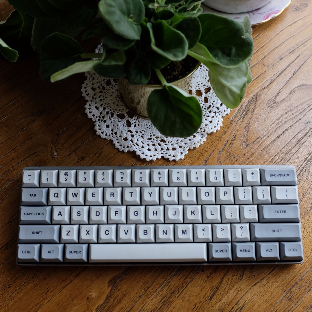 Custom Pok3r Sp Grey Spa Profile Keycaps Mx Clear Non Rgb Computers Tech Parts Accessories Computer Keyboard On Carousell