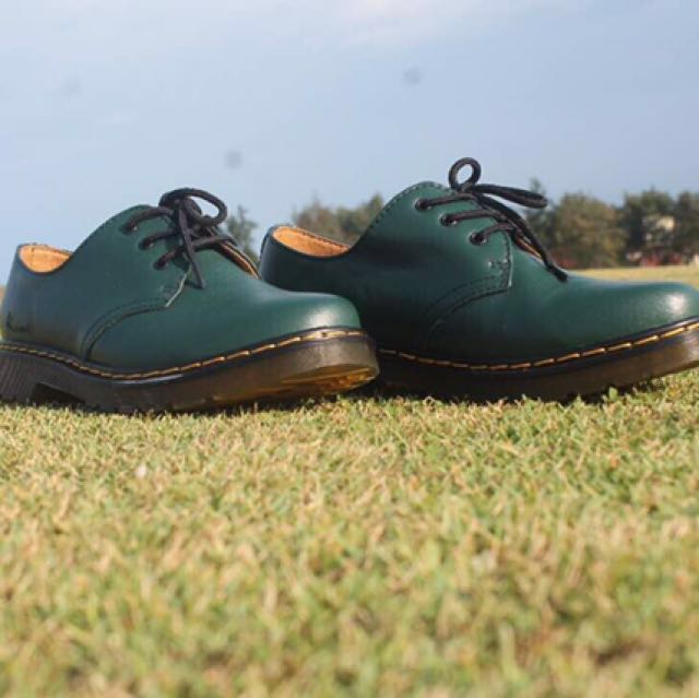 green low top doc martens
