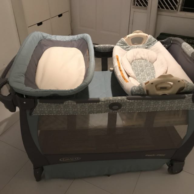 Graco Pack N Play Winslet Travel Cot On Carousell