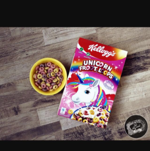 Limited Edition Unicorn Froot Loops Kellogg Food Drinks