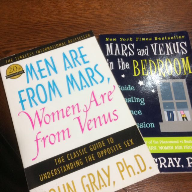 Men Are From Mars Women Are From Venus Mars Venus In