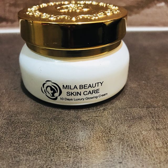 cream beauty glowing