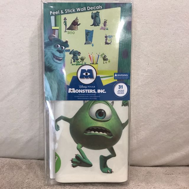 Monsters Inc Wall Decals Stickers Furniture Home Decor On Carou Monsters Inc Wall Decals Stickers