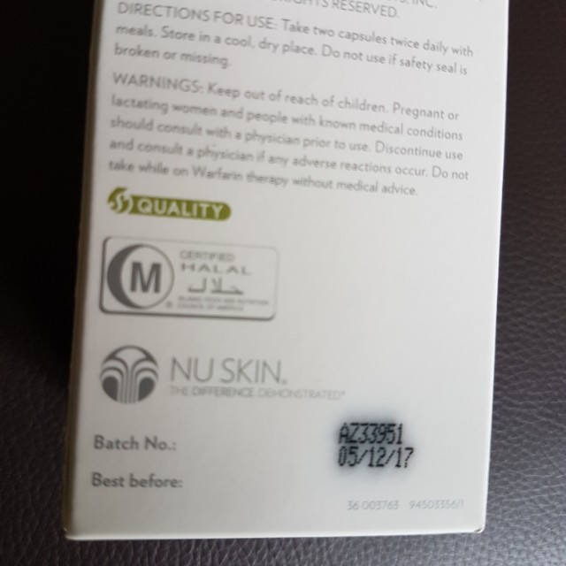 Complément Alimentaire Nu Skin Ageloc Meta - 60 Gélules - Nouveau, Jamais Ouvert