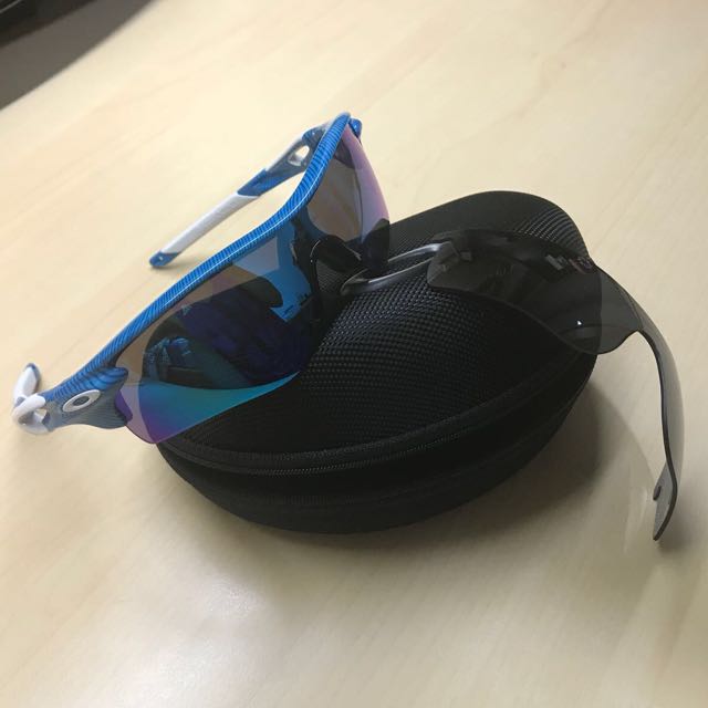 oakley radarlock fingerprint blue oakley radarlock fingerprint blue