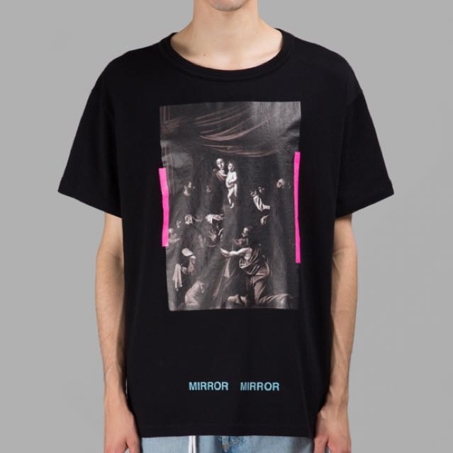 Off white t shirt mirror mirror discount