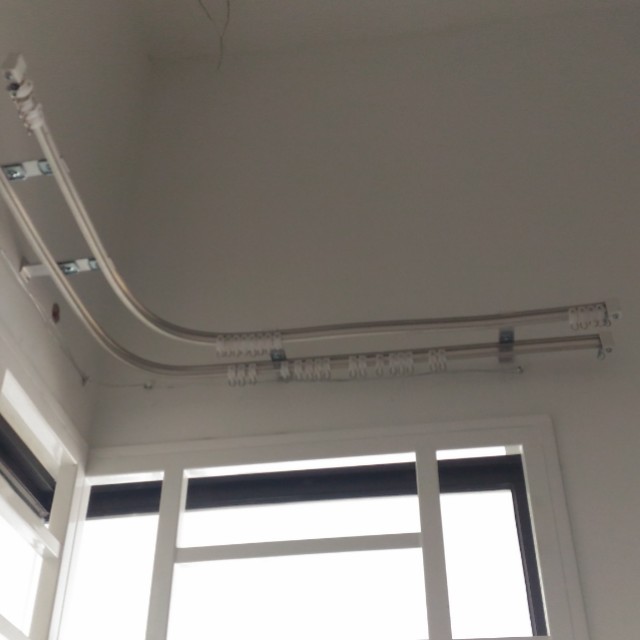 Rail Langsir Flexible L Curve, Furniture & Home Living, Furniture