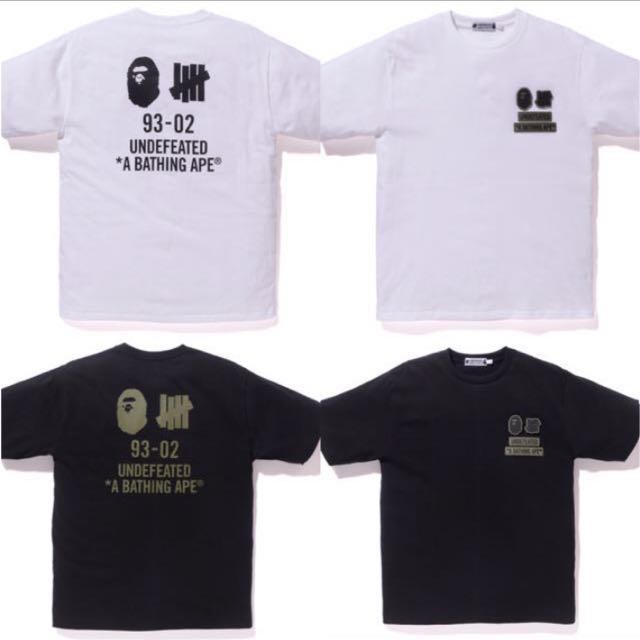 bape undefeated t shirt