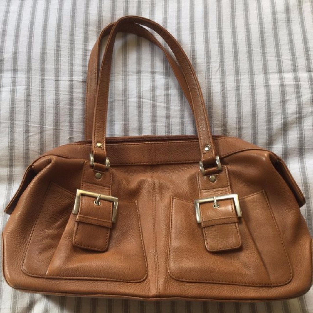 tommy & kate leather handbag