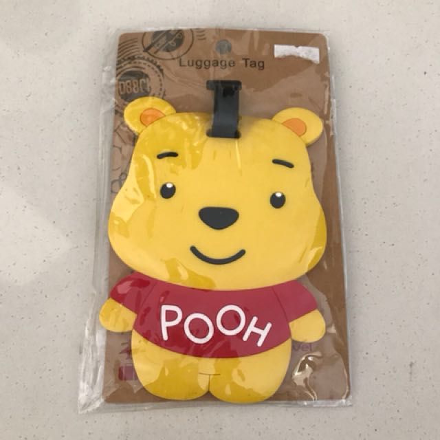 winnie the pooh luggage tag